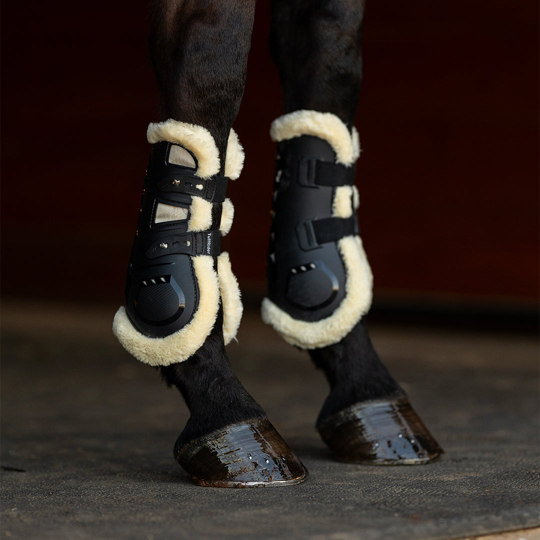 TuffRider Airflow Iron Man Sherpa Fleece Tendon Horse Boots