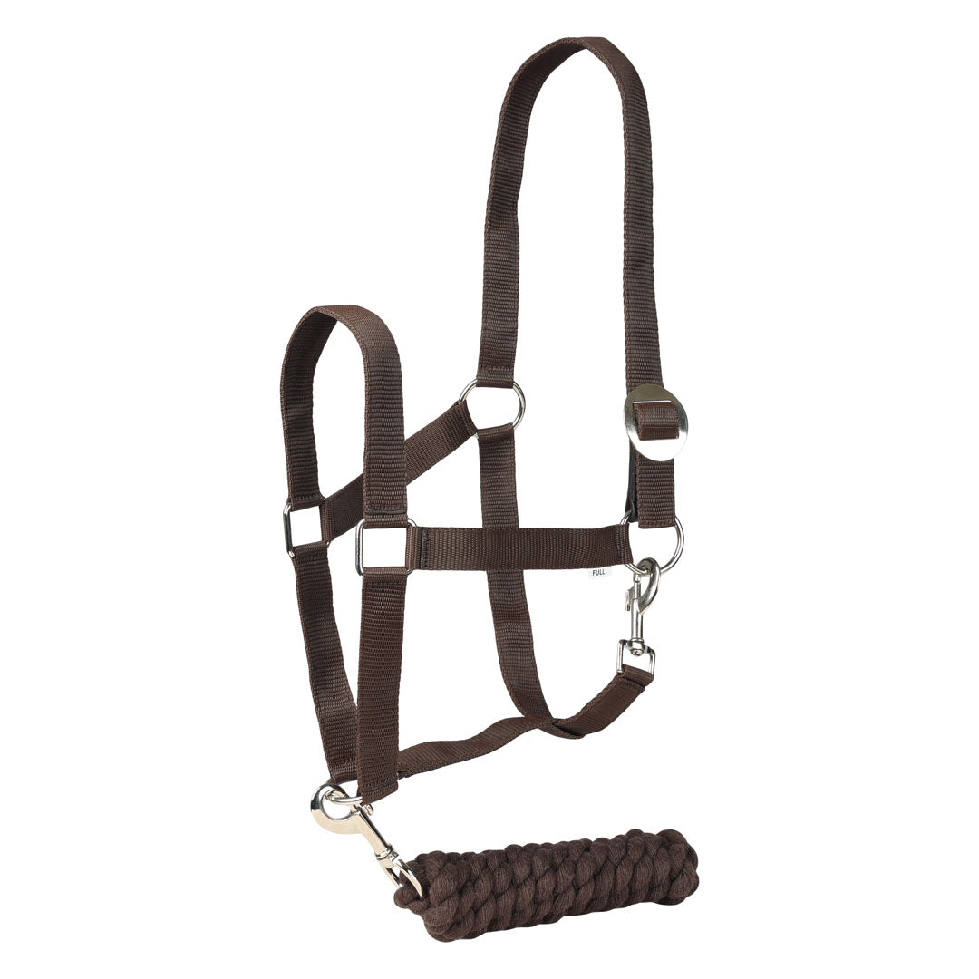 TuffRider Halter And Lead Rope With Breakaway Leather