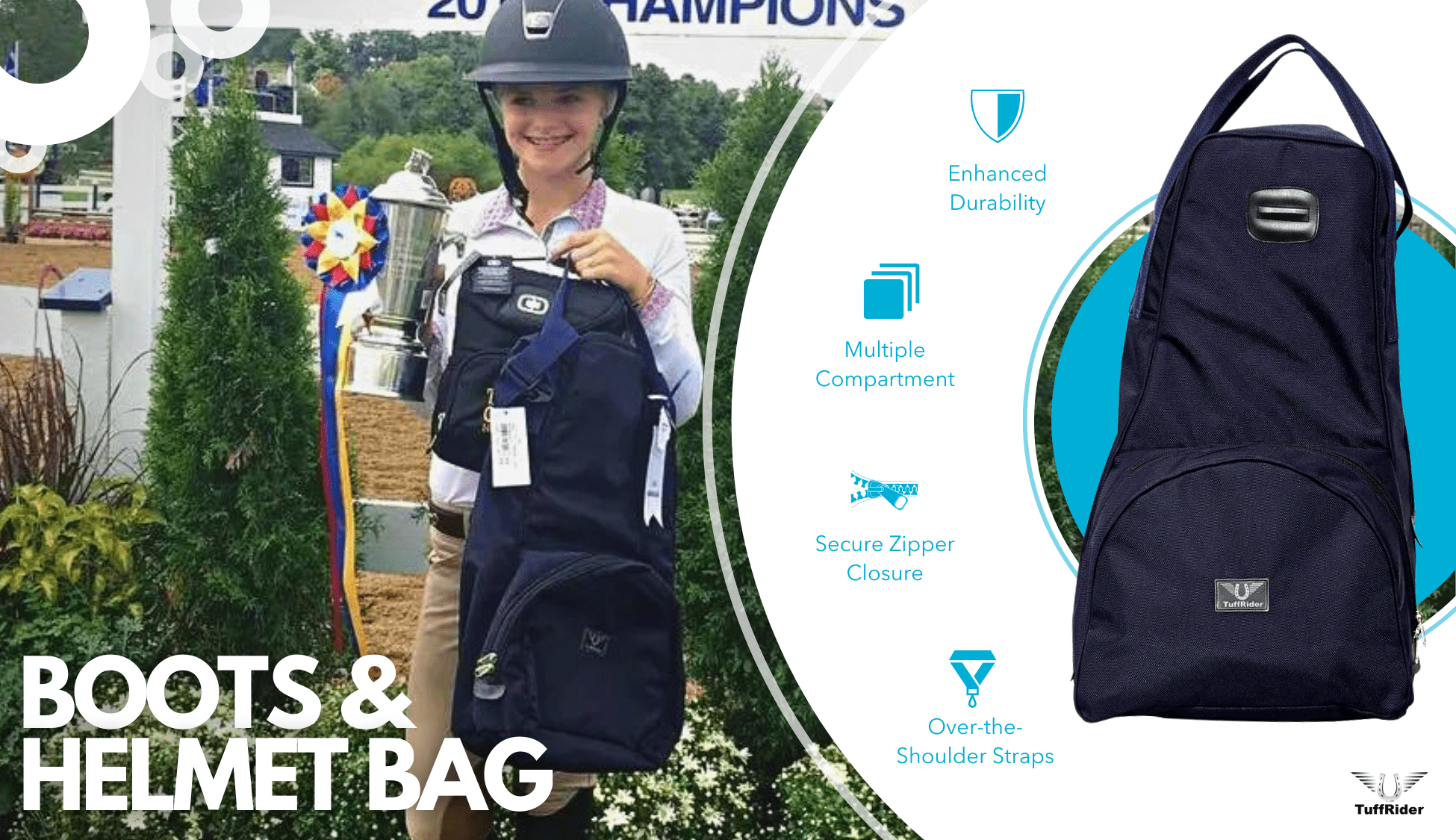 TuffRider Helmet and Boots Bag