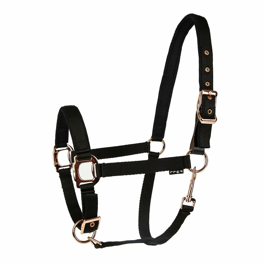 Lettia Rosegold Padded Leather Breakaway Halter