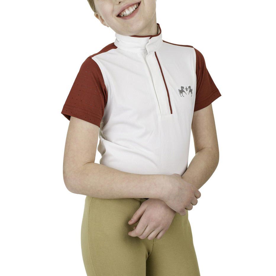Equine Couture Children'S Magda Equicool Short Sleeve Show Shirt
