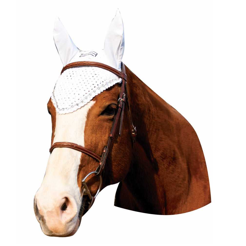 Equine Couture Fly Bonnet with Crystals