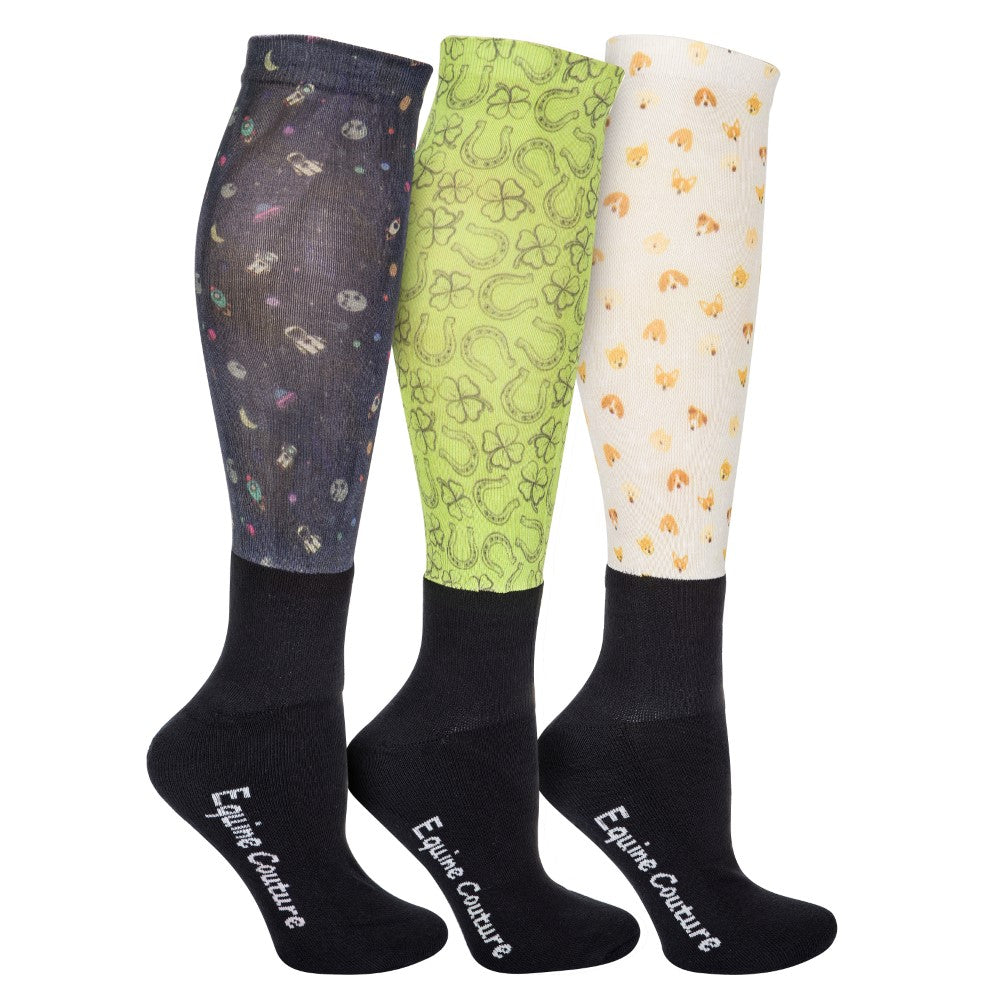 EQUINE COUTURE OTC SOCK 3 PACK