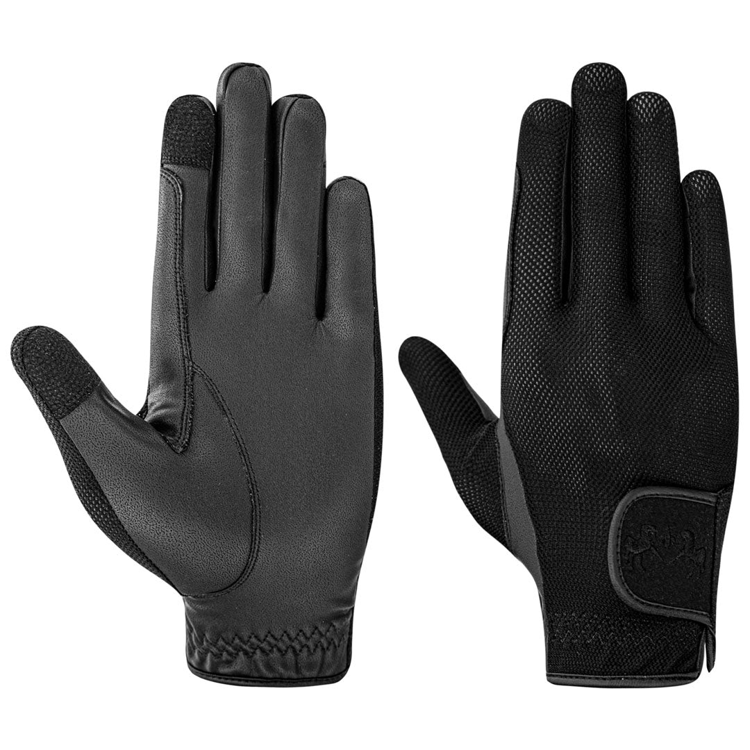 Equine Couture Aerocool Pull-On Touch Screen Riding Gloves