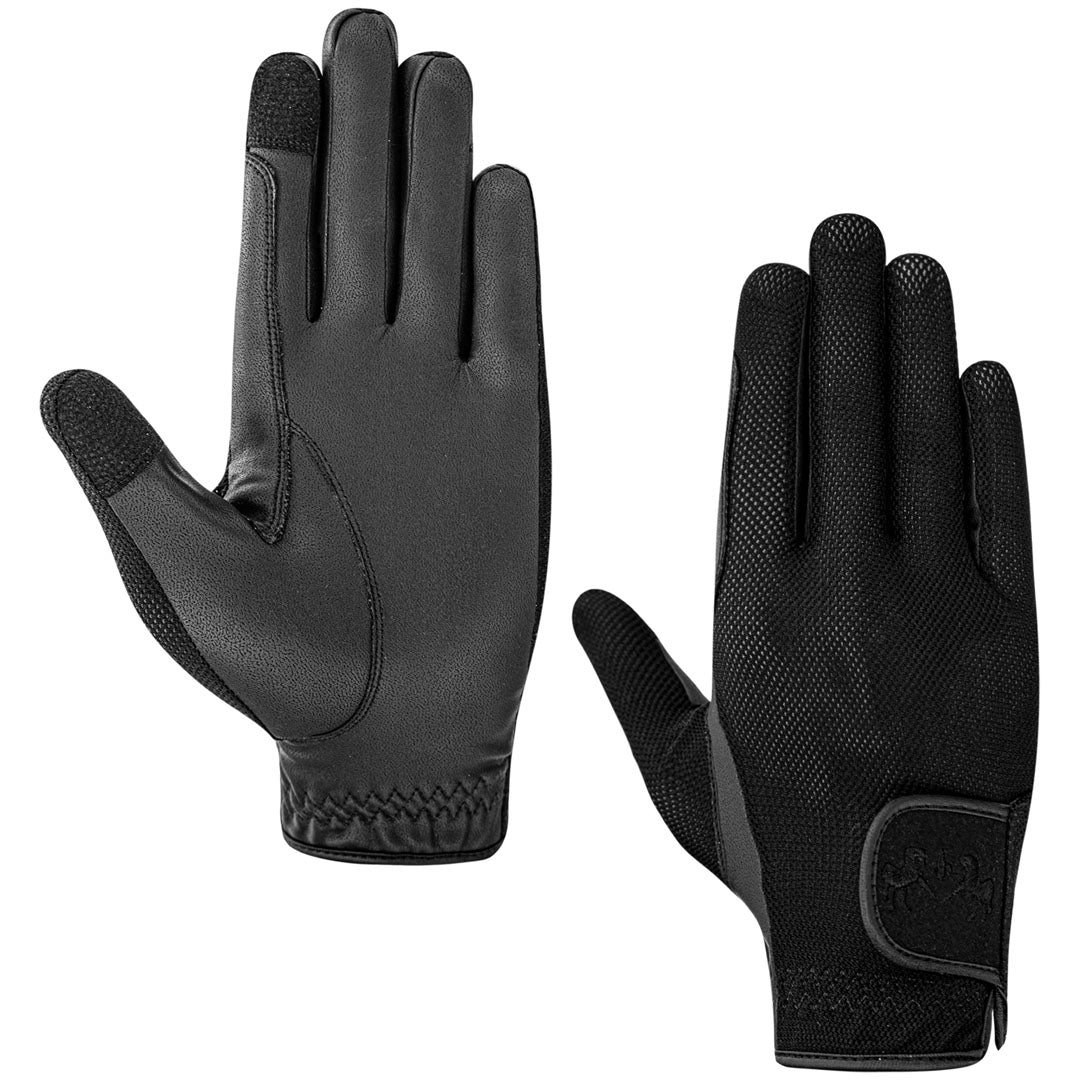 Equine Couture Aerocool Pull-On Touch Screen Riding Gloves
