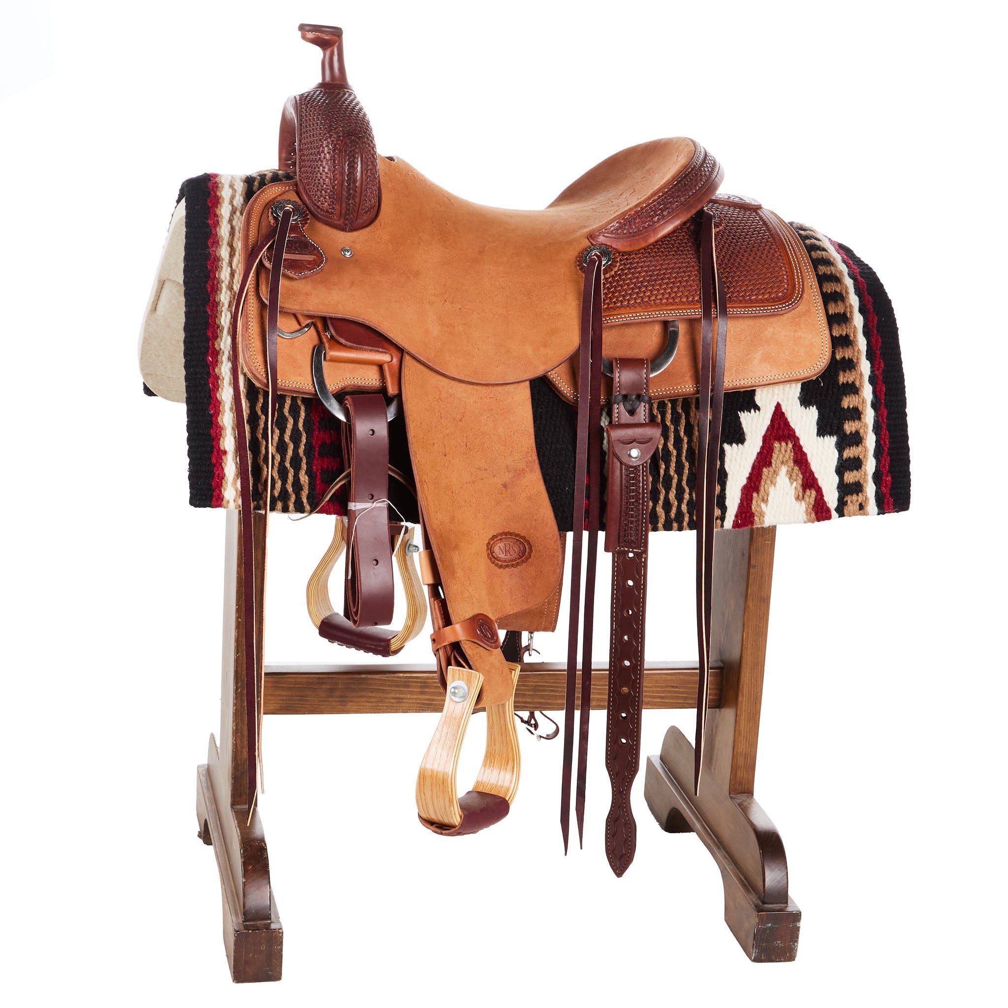 1332-6 Cowtown 34x36 New Zealand Wool Saddle Blanket