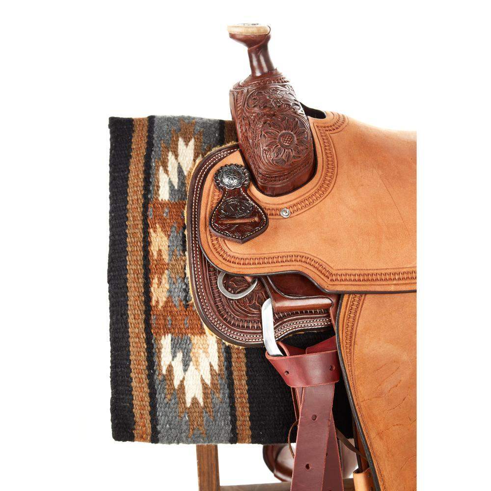 1469-2 Sandhill 36x34 New Zealand Wool Saddle Blanket