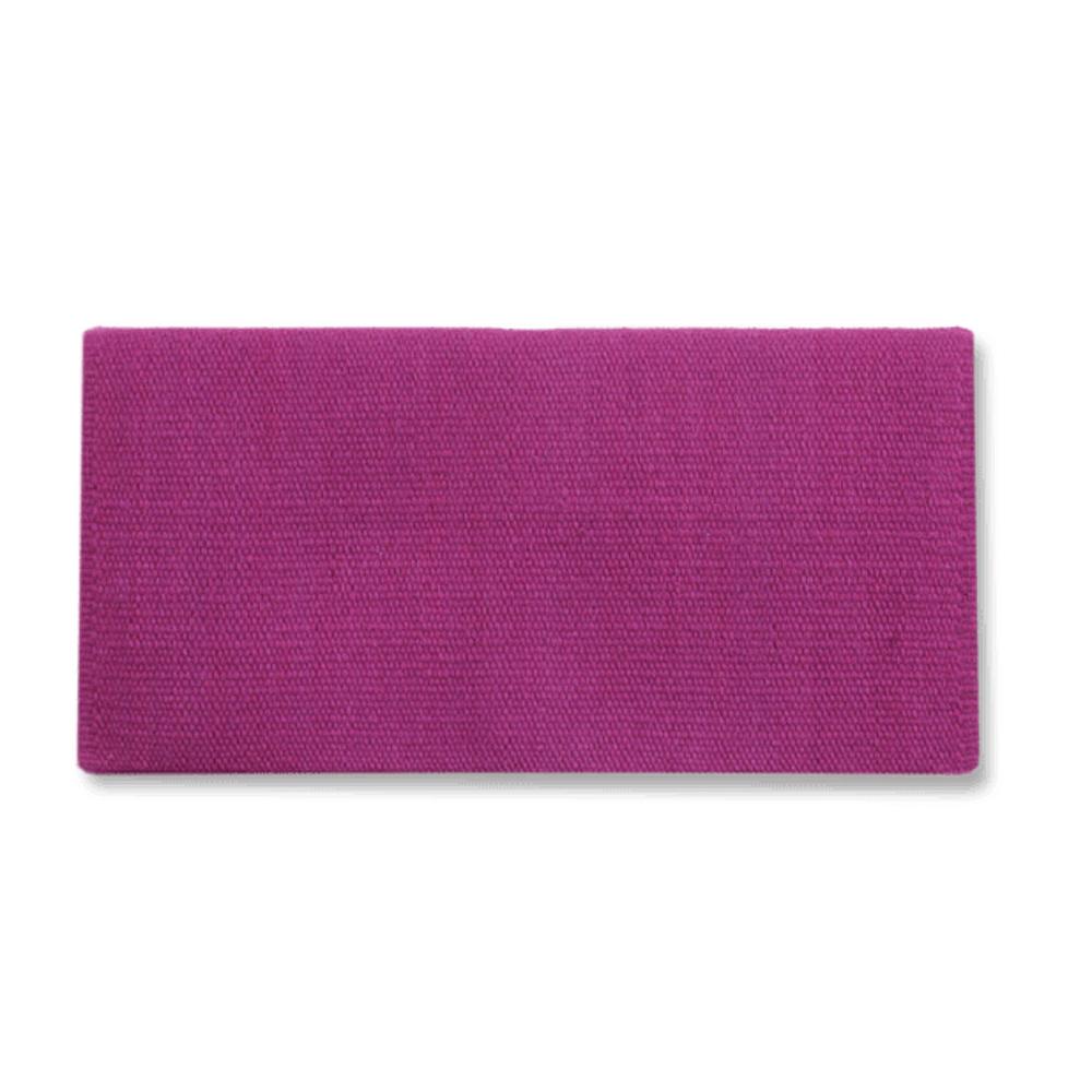 1314-90 San Juan Solid Grape Juice 36x34 New Zealand Wool Saddle Blanket