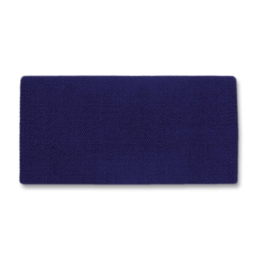 1314-92 San Juan Solid Indigo 36x34 New Zealand Wool Saddle Blanket