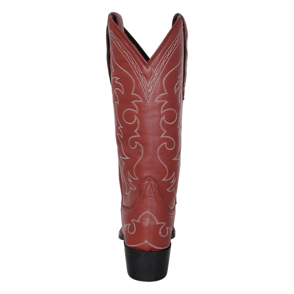 TuffRider Womens Snip Toe Paris Embroidered Western Boots