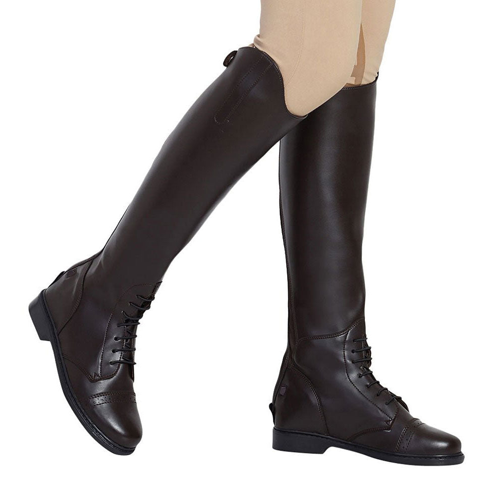 TuffRider Ladies Starter Back Zip Tall Field Boots in Synthetic Leather
