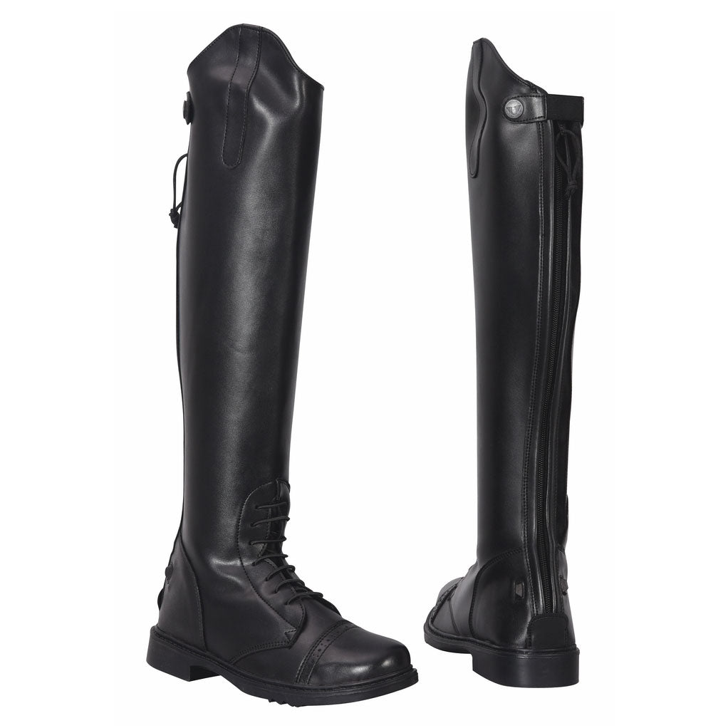 TuffRider Ladies Starter Back Zip Tall Field Boots in Synthetic Leather