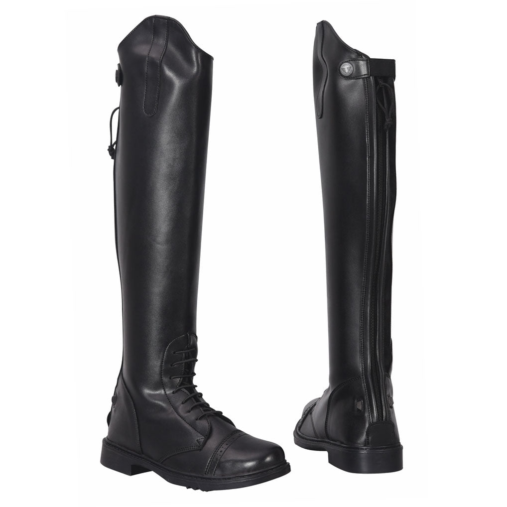 TuffRider Ladies Starter Back Zip Tall Field Boots in Synthetic Leather