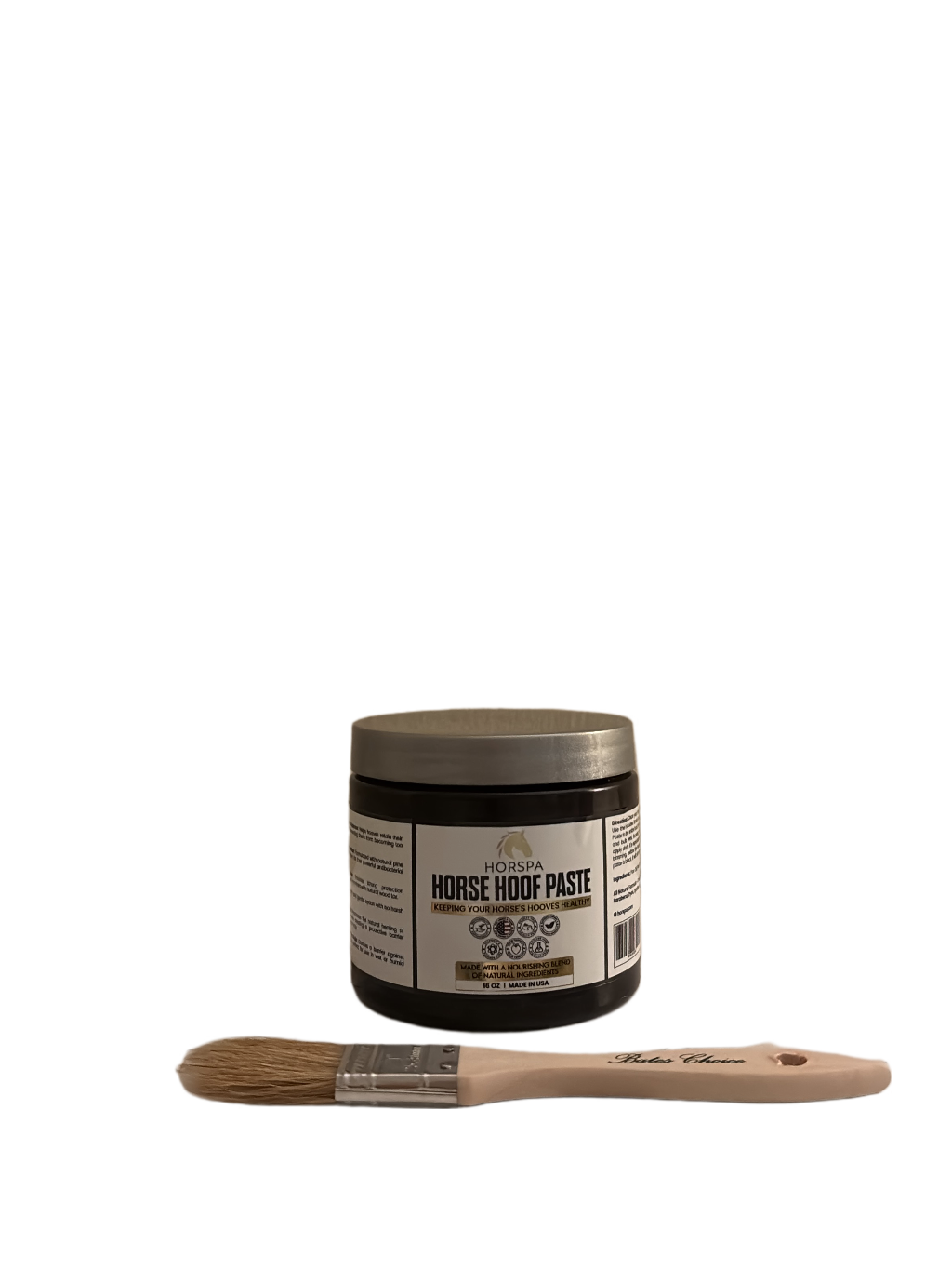 Horse Hoof PASTE & brush applicator 16 oz