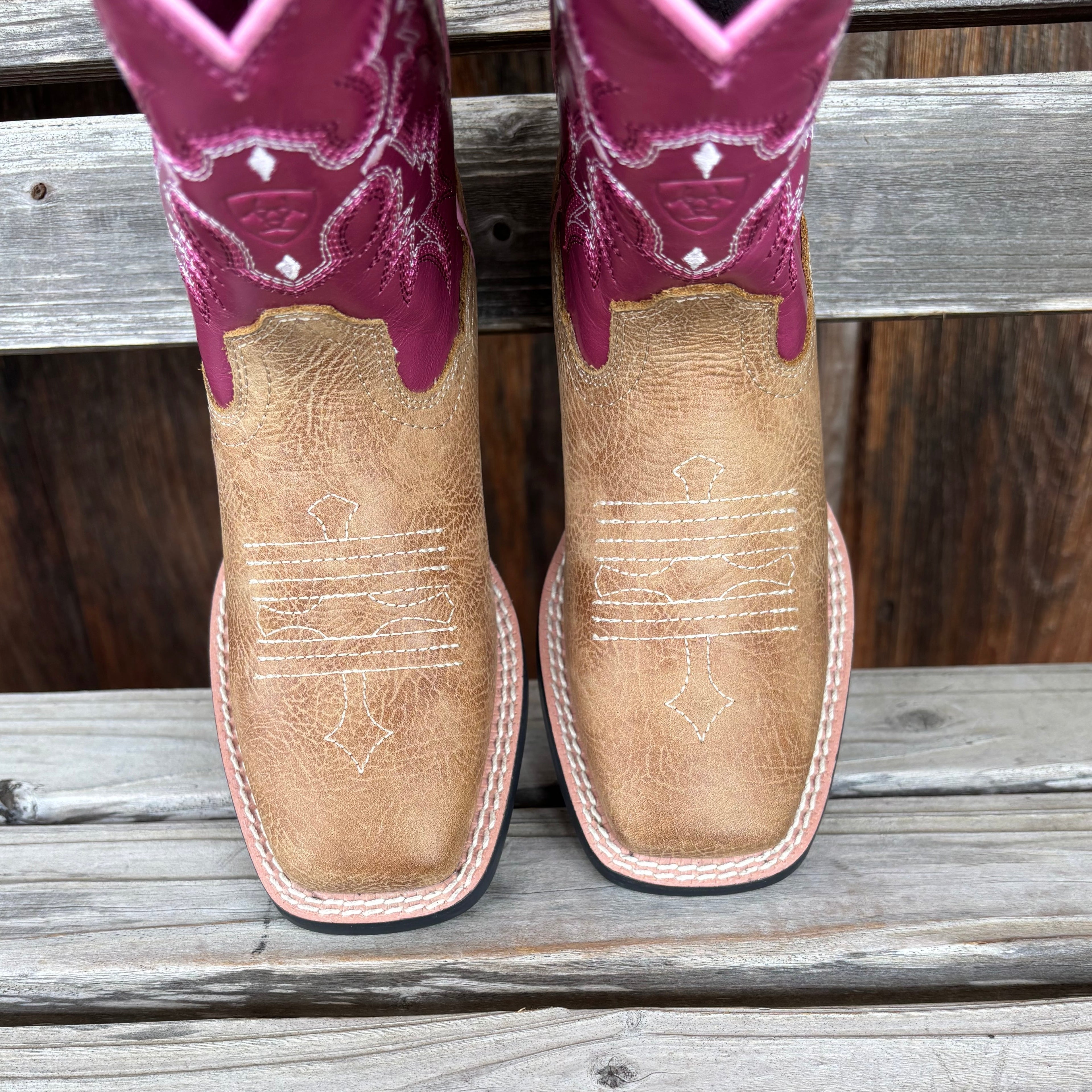 Pink Tombstone Western Boots | Ariat Kids