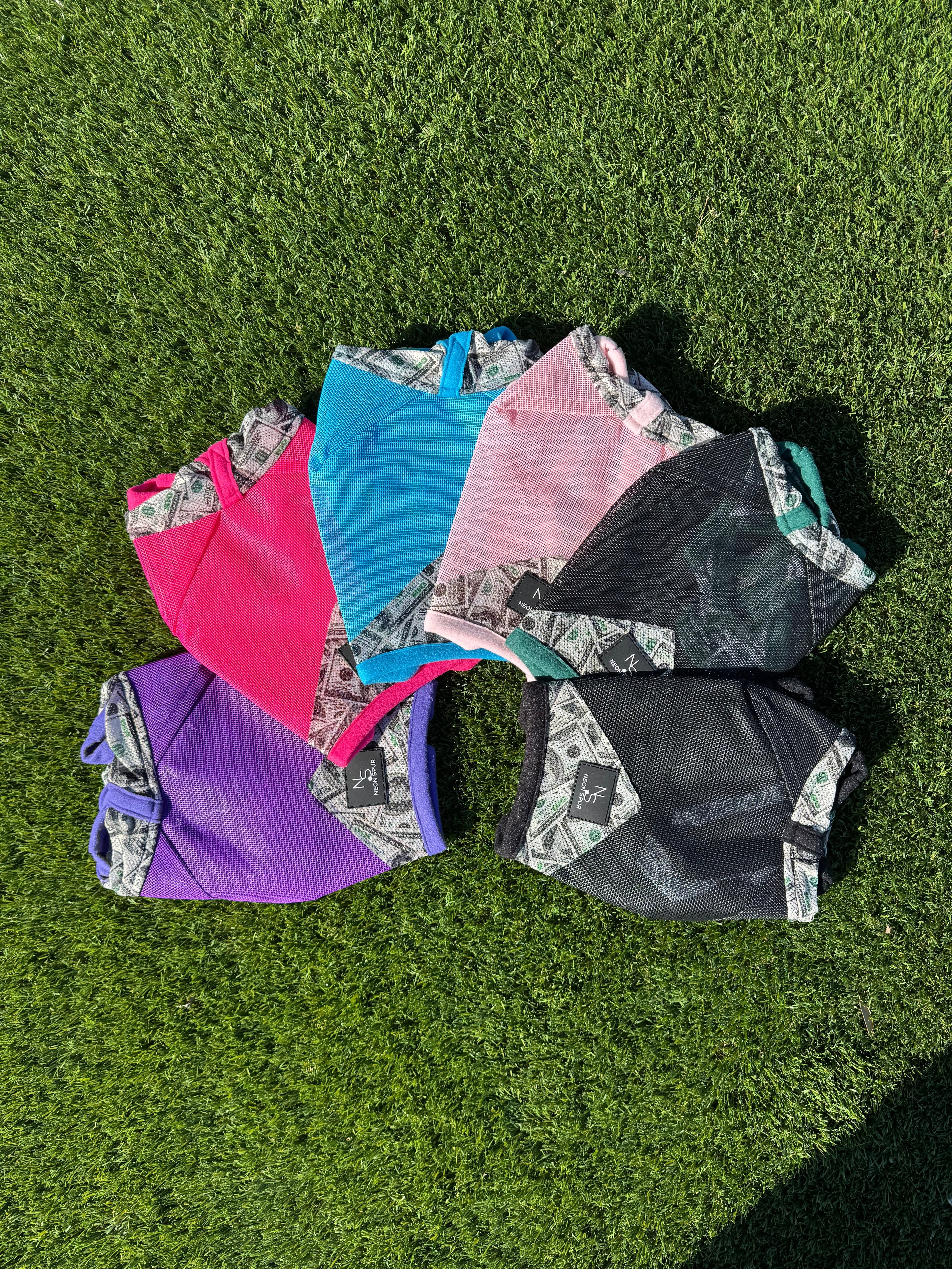 Entry Fees Fly Mask - Electric Blue