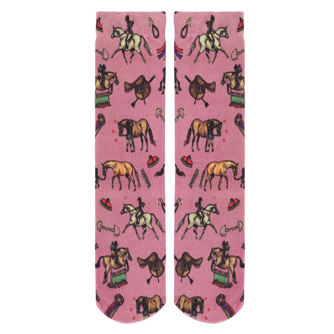 AWST Int'l Children's Lila Hunter Ponies Socks