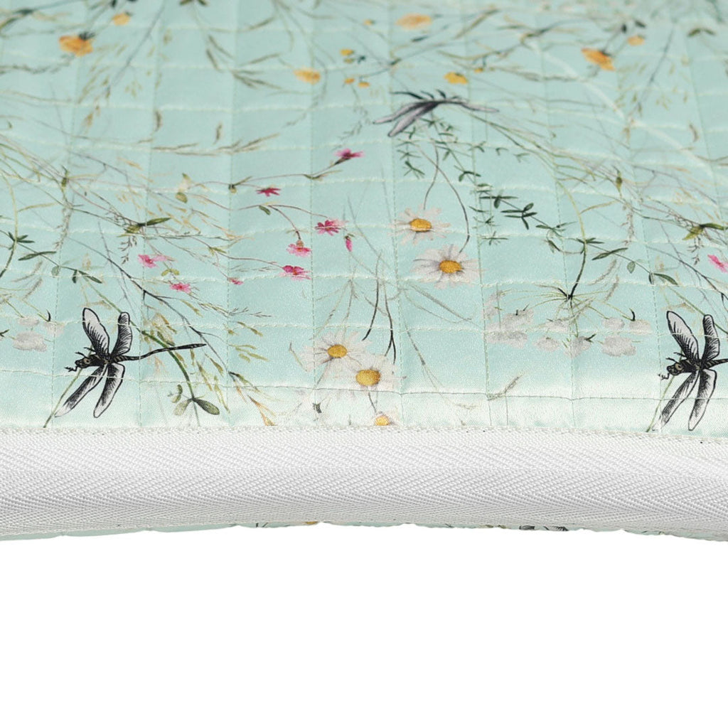 Dapplebay Dragonfly Meadow Western Saddle Pad-Green