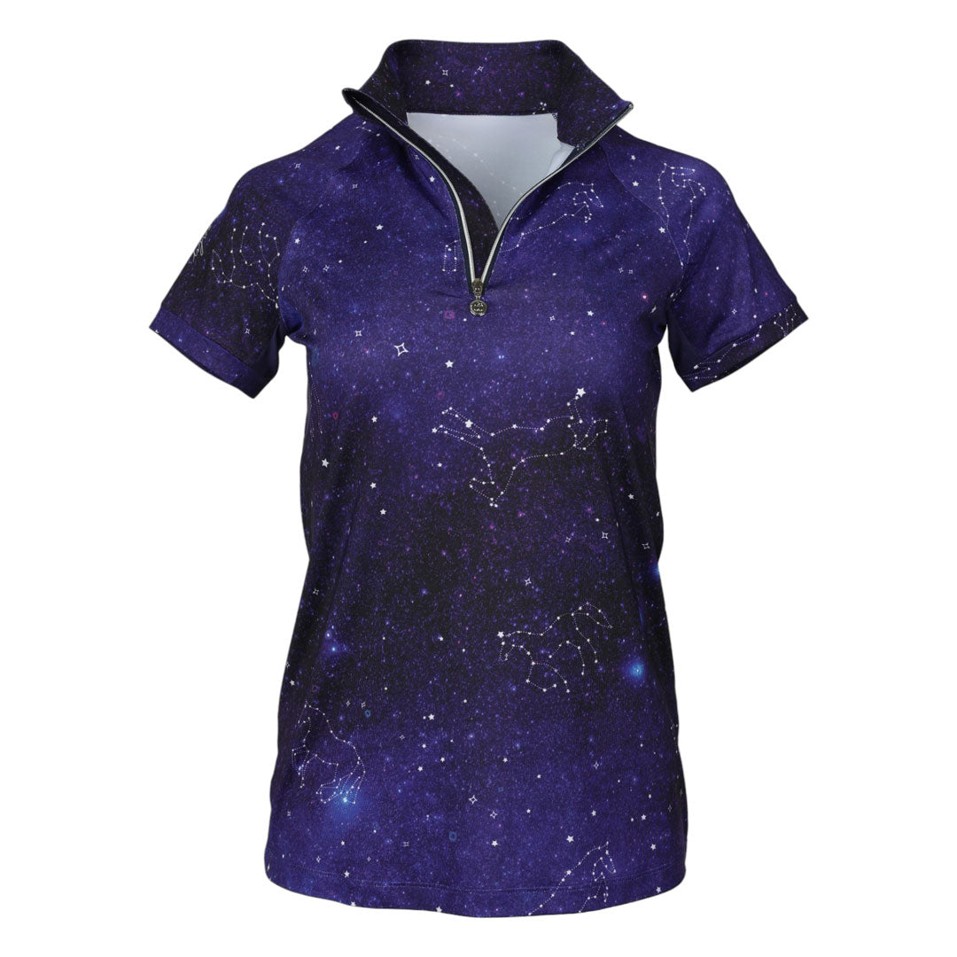 Dapplebay Constellation 1/4 Zip Light Riding Top-Short Sleeve