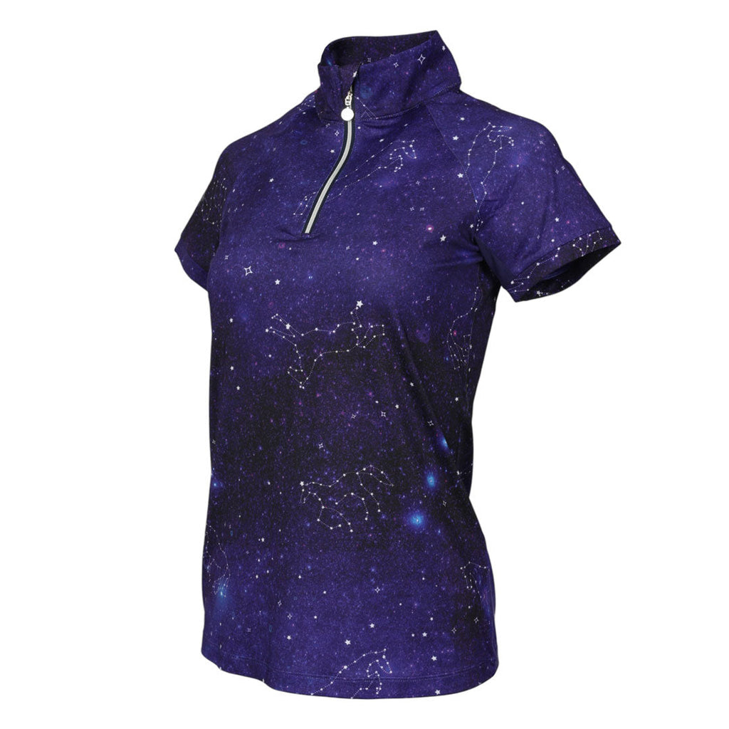 Dapplebay Constellation 1/4 Zip Light Riding Top-Short Sleeve