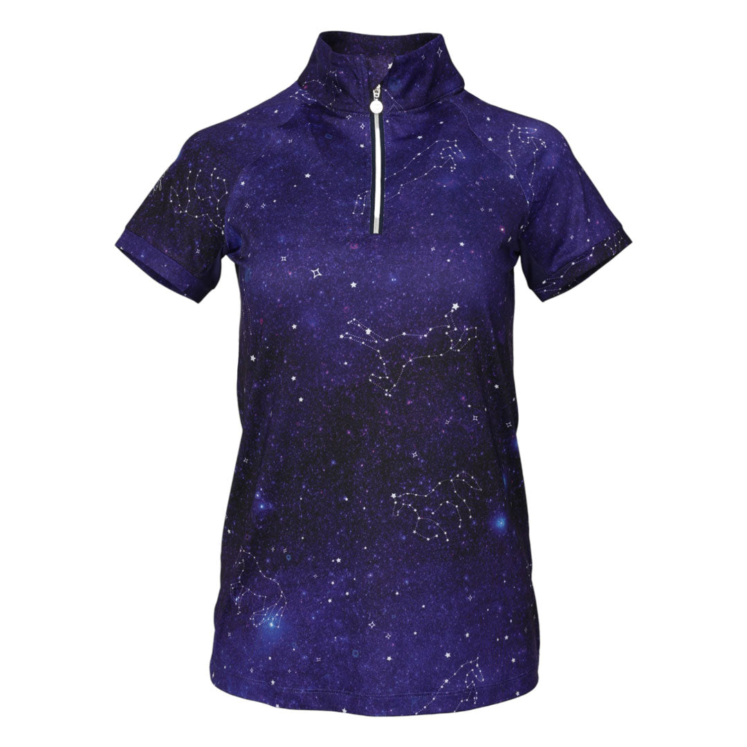 Dapplebay Constellation 1/4 Zip Light Riding Top-Short Sleeve