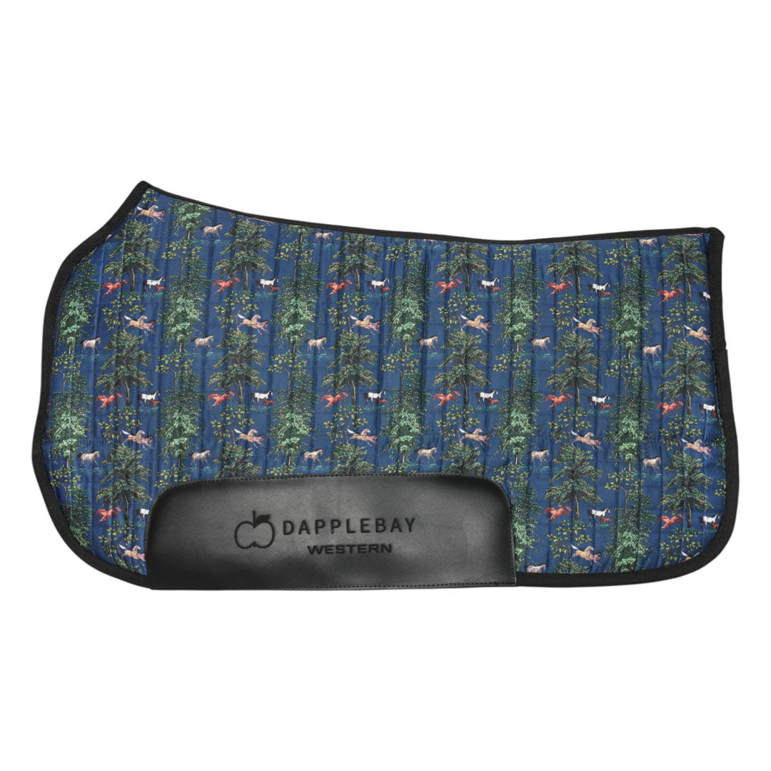 Dapplebay Autumn Toile Western Saddle Pad