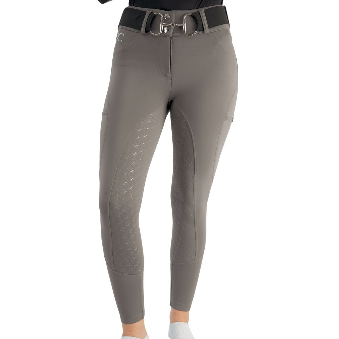 Dove Grey Mid-Weight Winter Full Seat Breeches