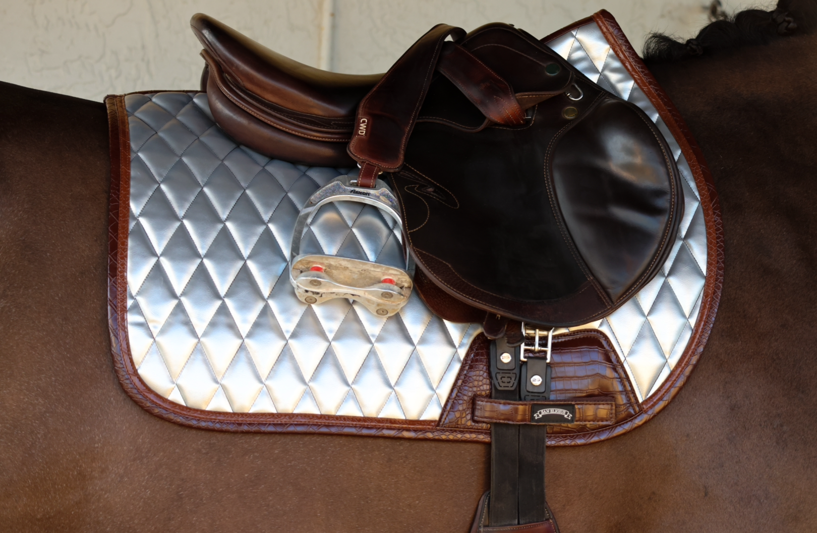 Jump Saddle Pad | Chrome