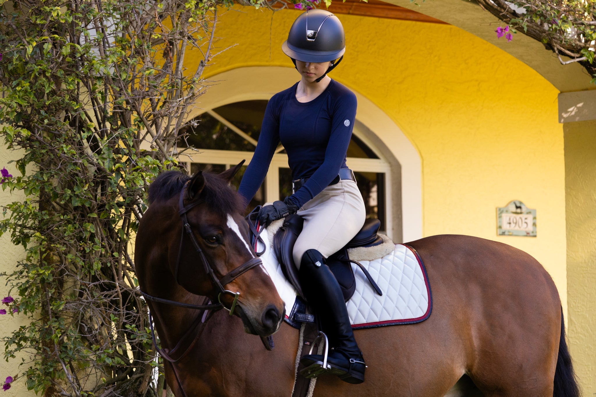 Jump Saddle Pad | White
