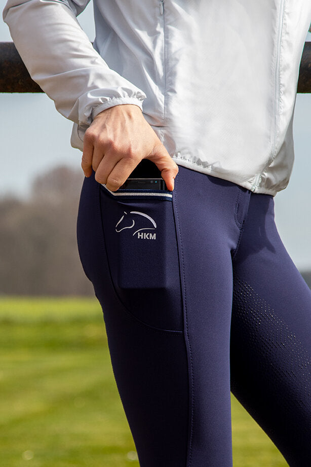 HKM Comfort- Style Silicone Full Seat Riding Breeches