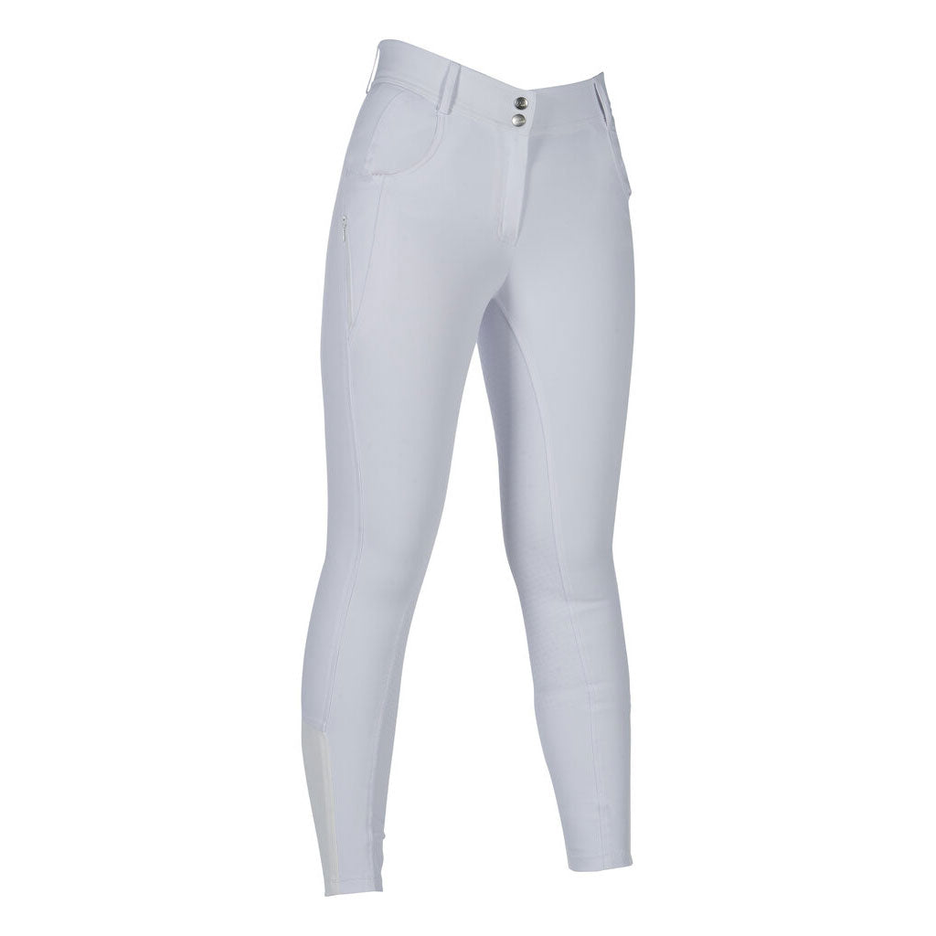HKM Ari Mid Rise- Sil. Full Seat Ladies Riding Breeches