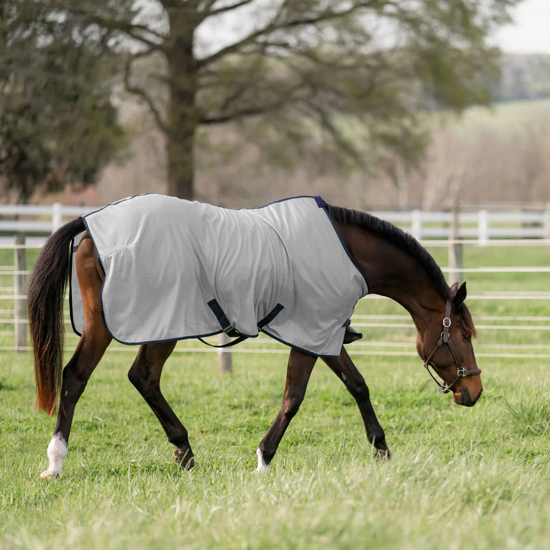 Miller's Fly sheet - Gray with Royal Trim