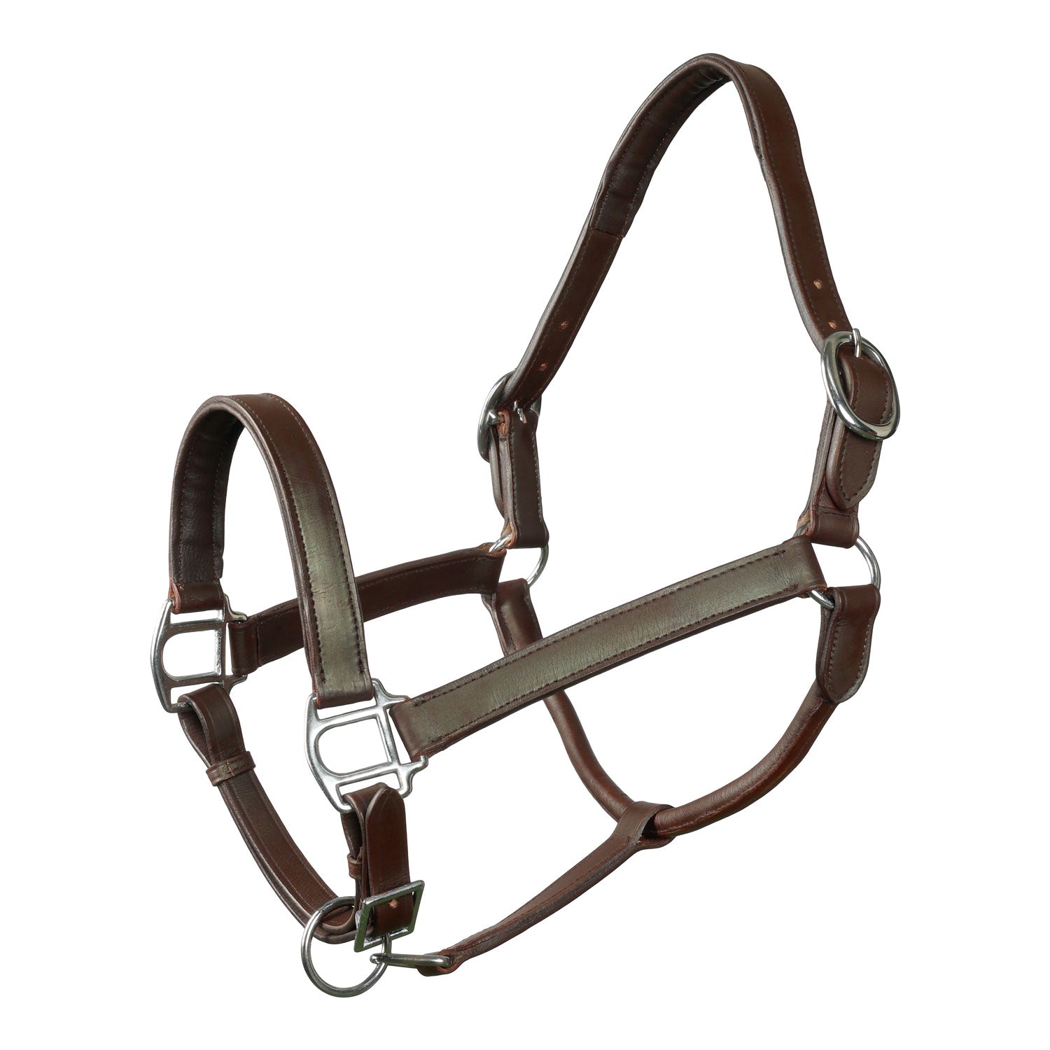 Miller's Padded  Rolled Throat Leather Halter