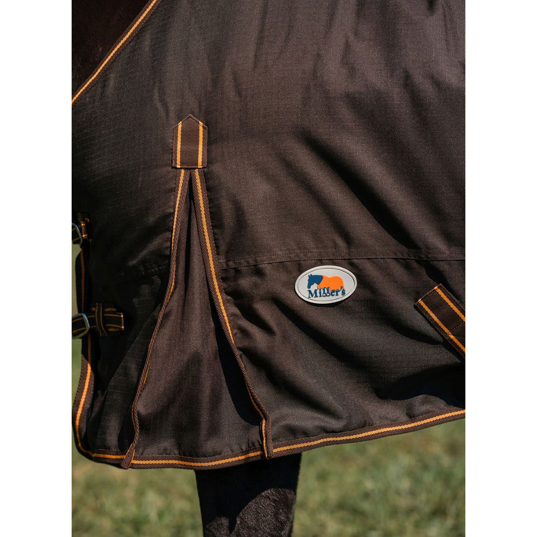 Millers 600D Ripstop Medium Weight Turnout Blanket 200 GSM Standard Neck