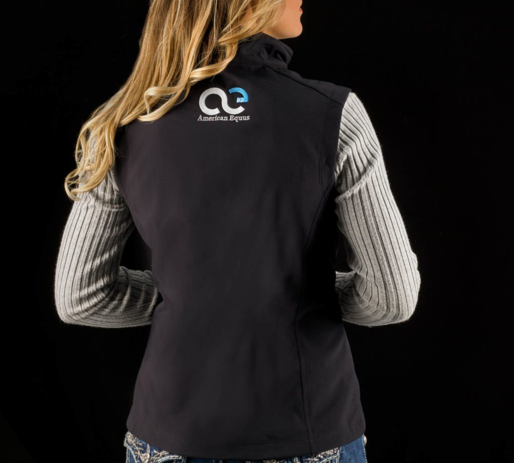 American Equus Signature Logo Pro Fleece Vest, Women- Full Zip