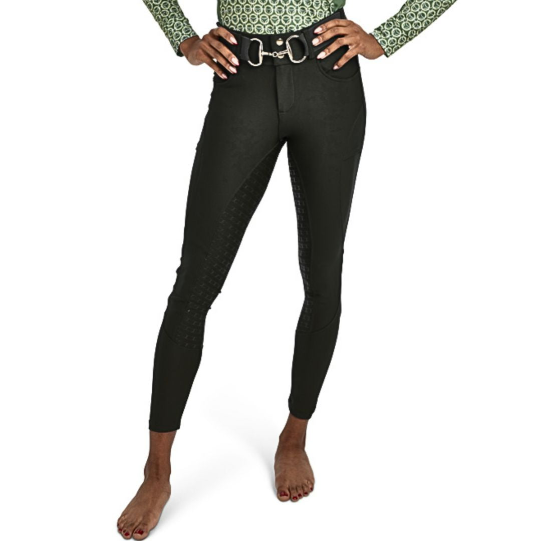 Black Just Right Summer Breeches + Free Bit Belt