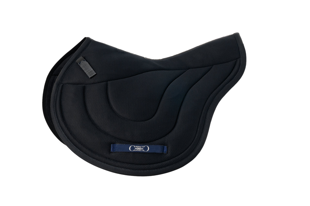 XC Mesh Saddle Pad with Quick Dry Cotton Lining in Navy, White or Black