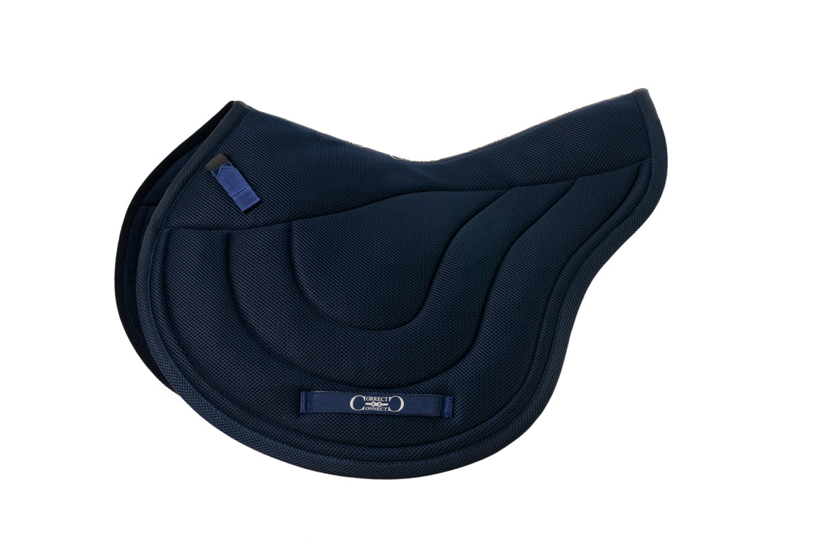 XC Mesh Saddle Pad with Quick Dry Cotton Lining in Navy, White or Black