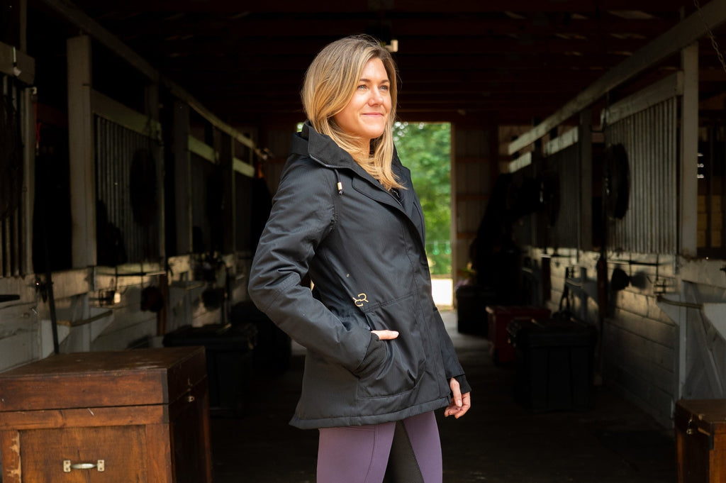 Winter Insulated Riding Jacket 2.0 - Caviar