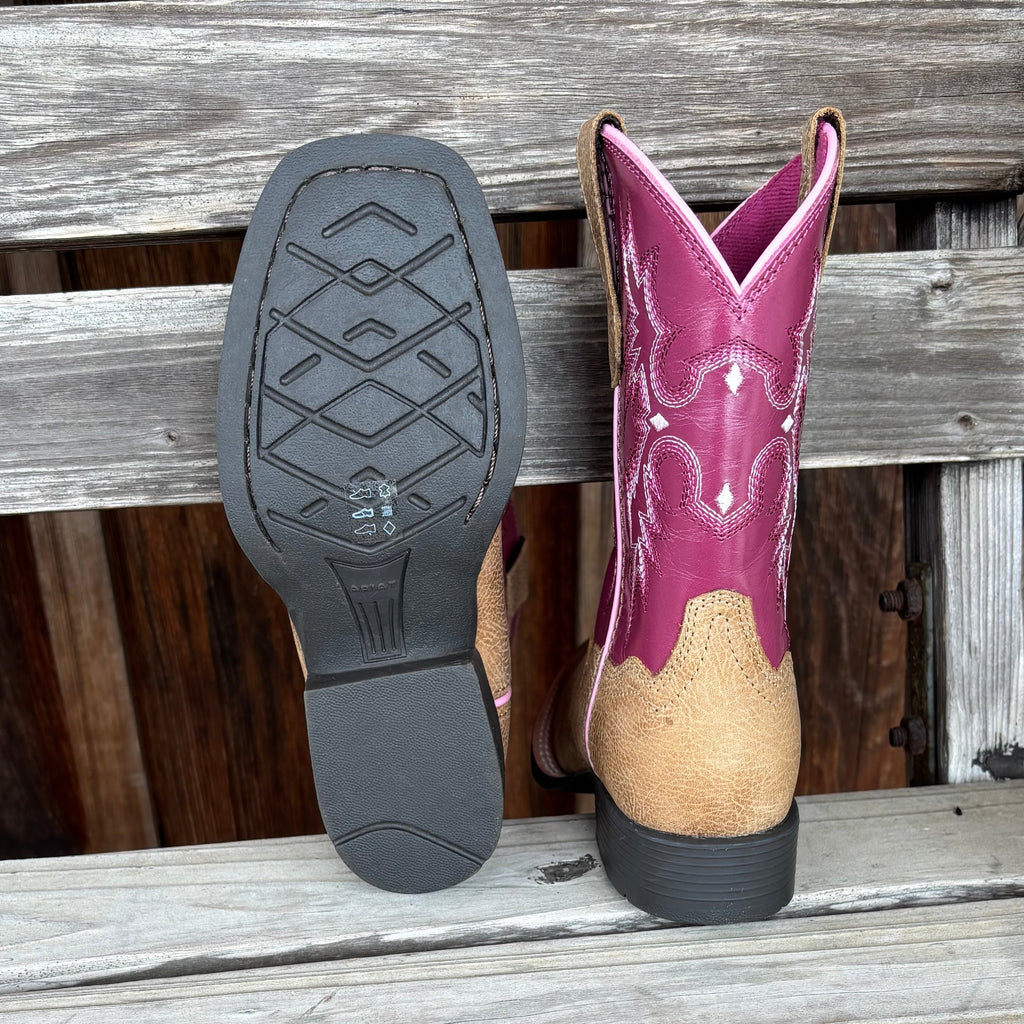 Pink Tombstone Western Boots | Ariat Kids