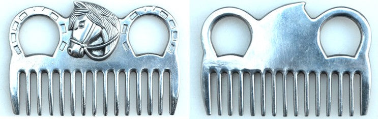 Sturdy Stainless Steel Horse Pony Grooming Tool Combs
