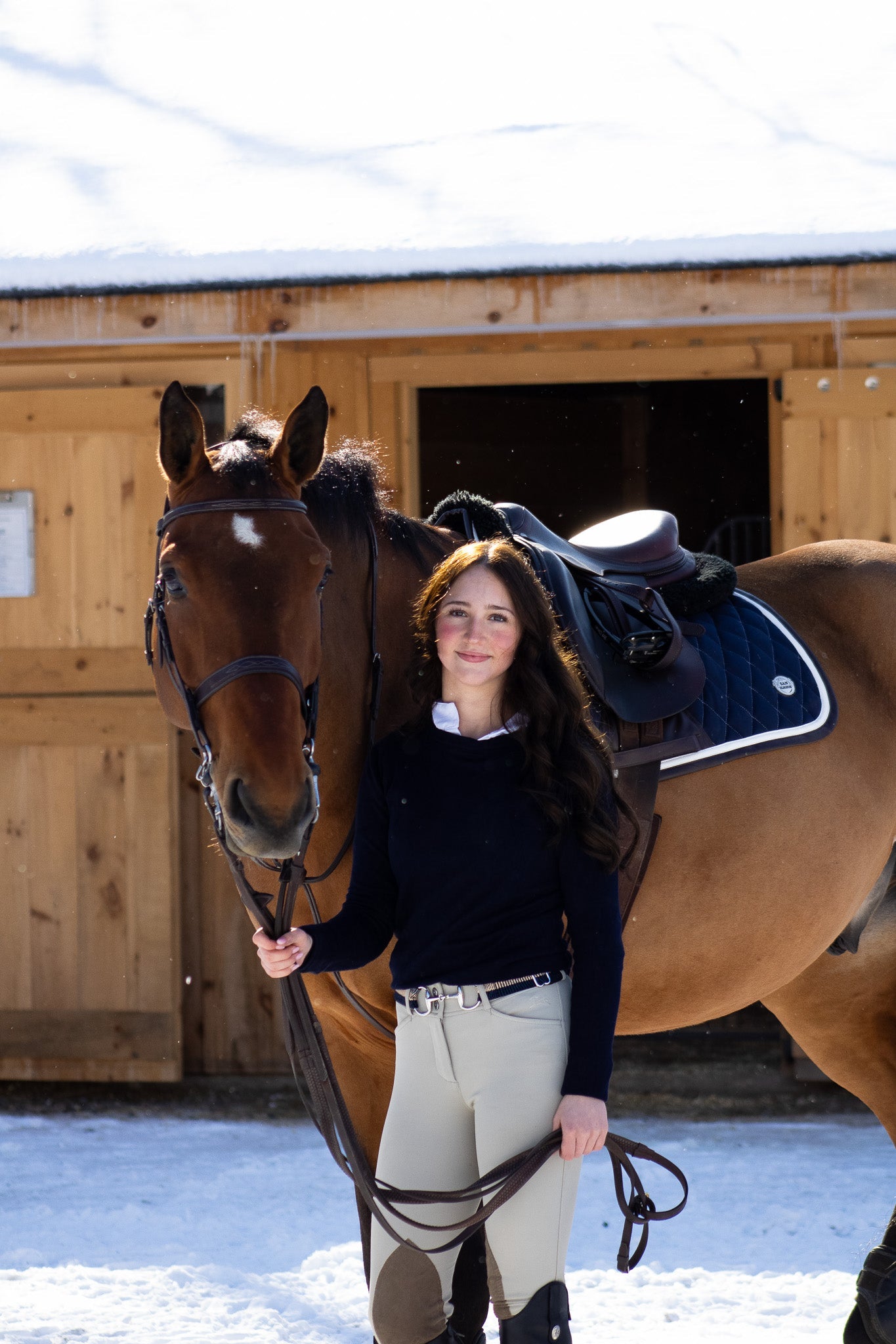 Jump Saddle Pad | Navy