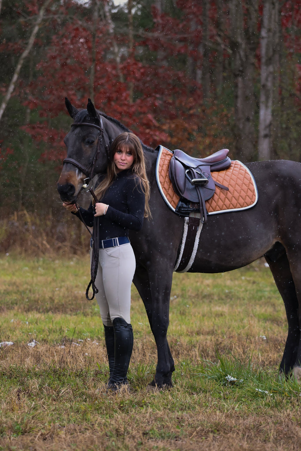 Jump Saddle Pad | Cognac