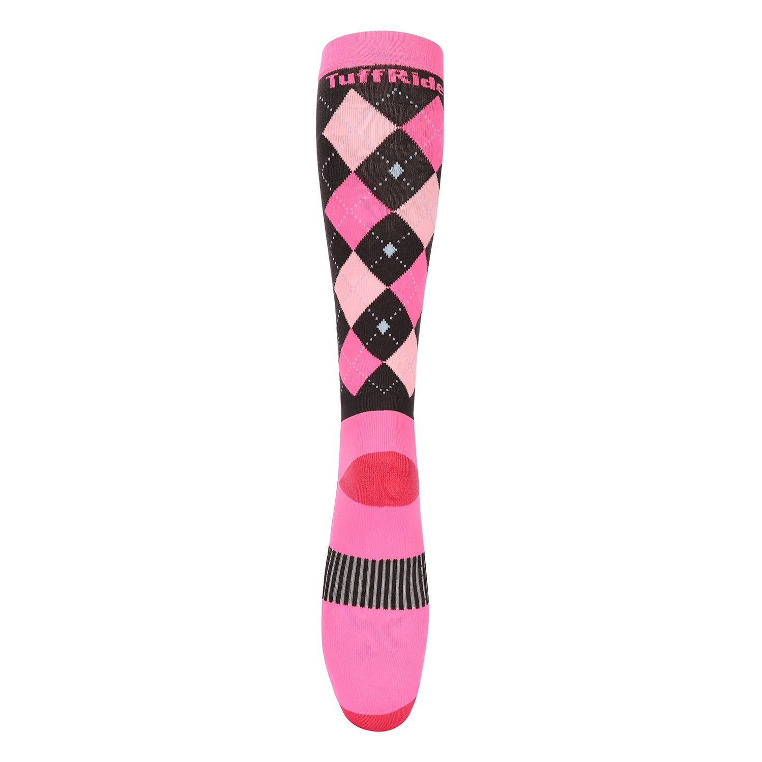 TuffRider NEON VENTILATED ARGYLE SOCKS