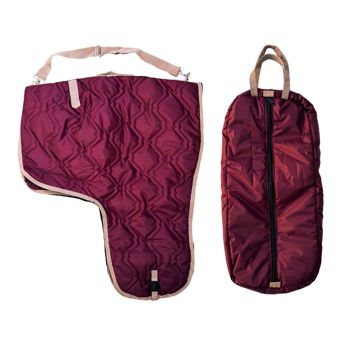 AJ Tack Western Padded Saddle and Bridle Carrier