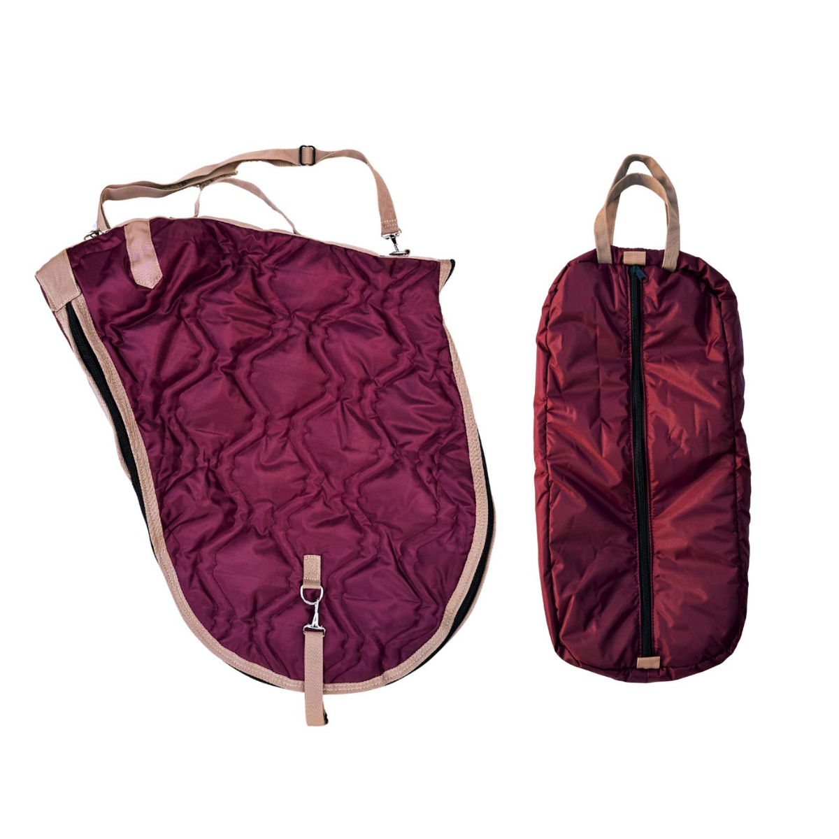 AJ Tack English Padded Saddle and Bridle Carrier