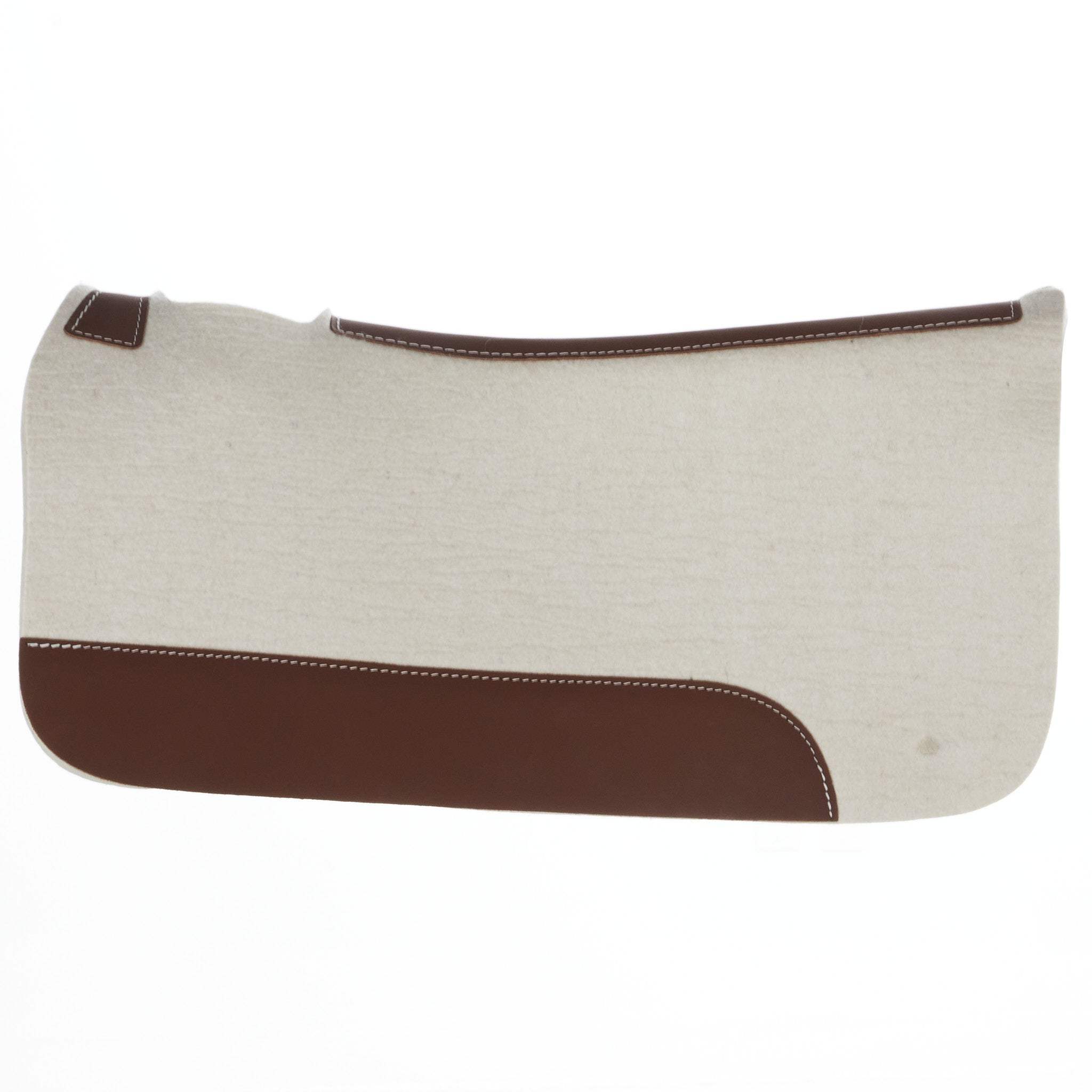 Natural 7 8in 28x30 Felt Barrel Saddle Pad