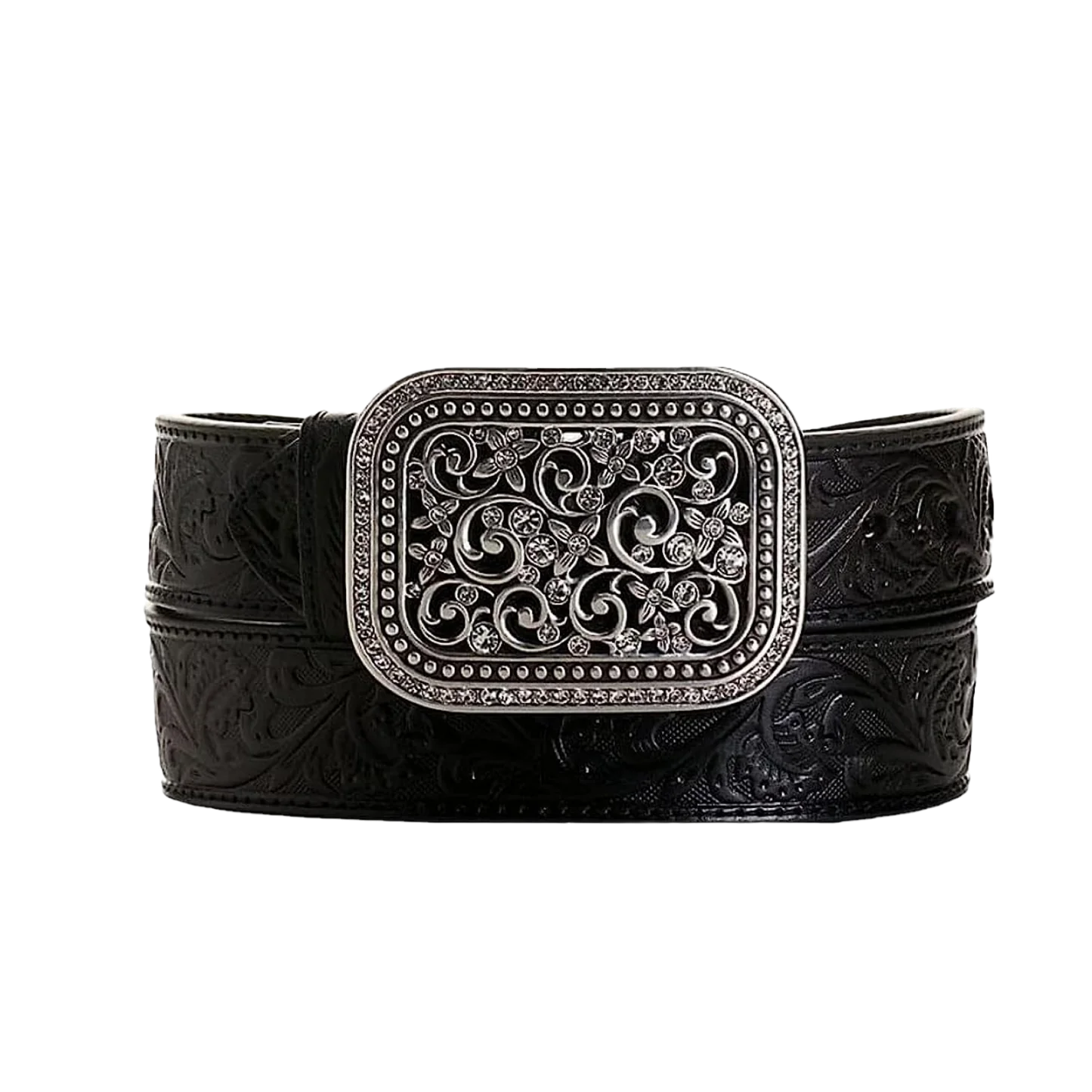 Black Floral Belt | Ariat Womens