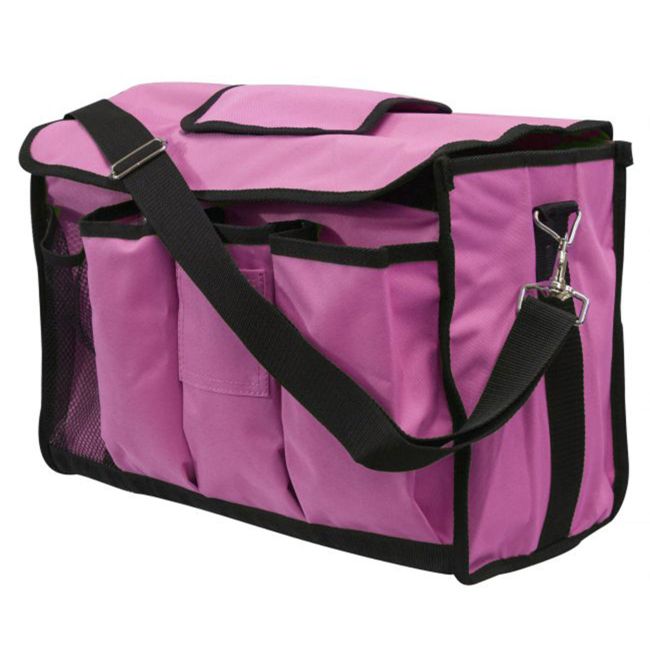 Showman Grooming Carrier – Durable Nylon Horse Grooming Tote with Pockets & Shoulder Straps