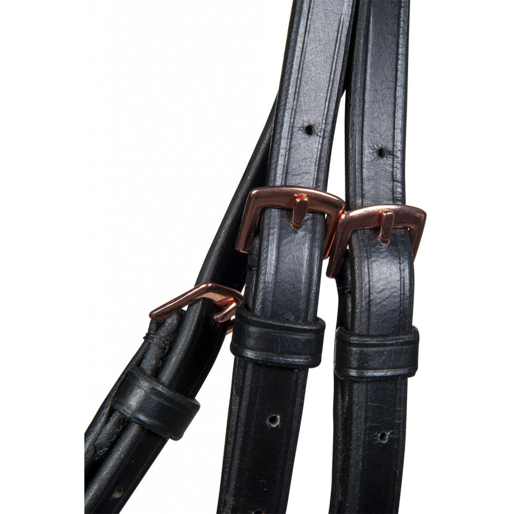 HKM Rosegold Glamour Bridle Cob